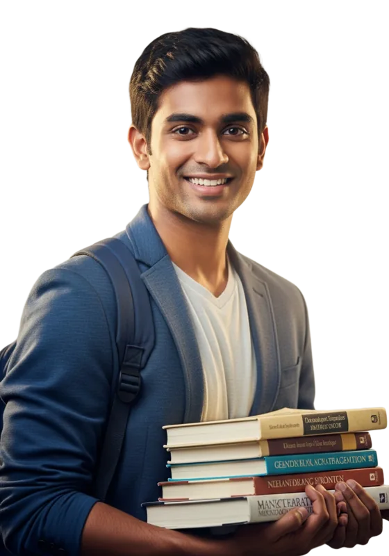 Indian student studying abroad from Noida